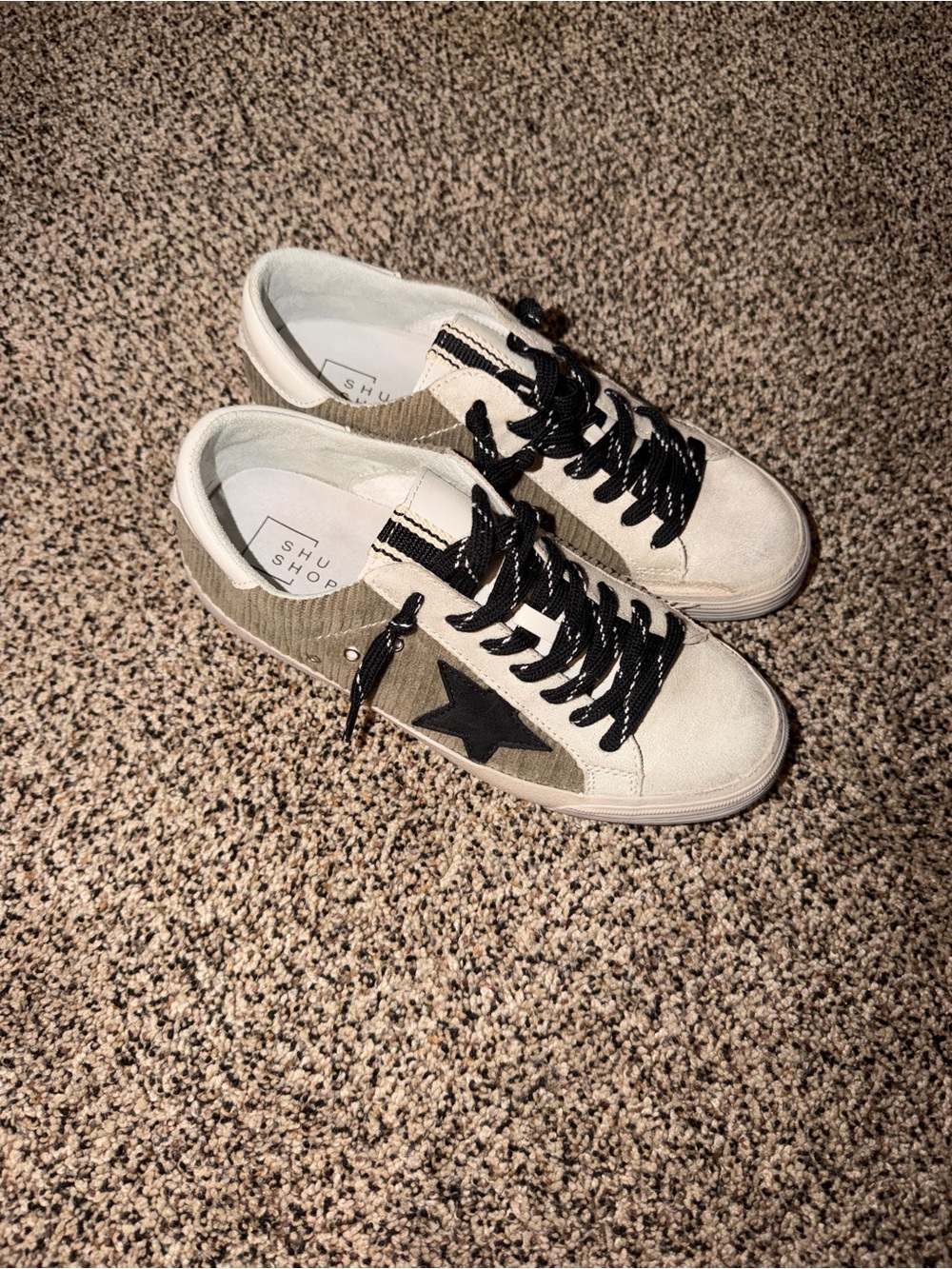 Shu Shop Womens PILAR KHAKI Sneaker